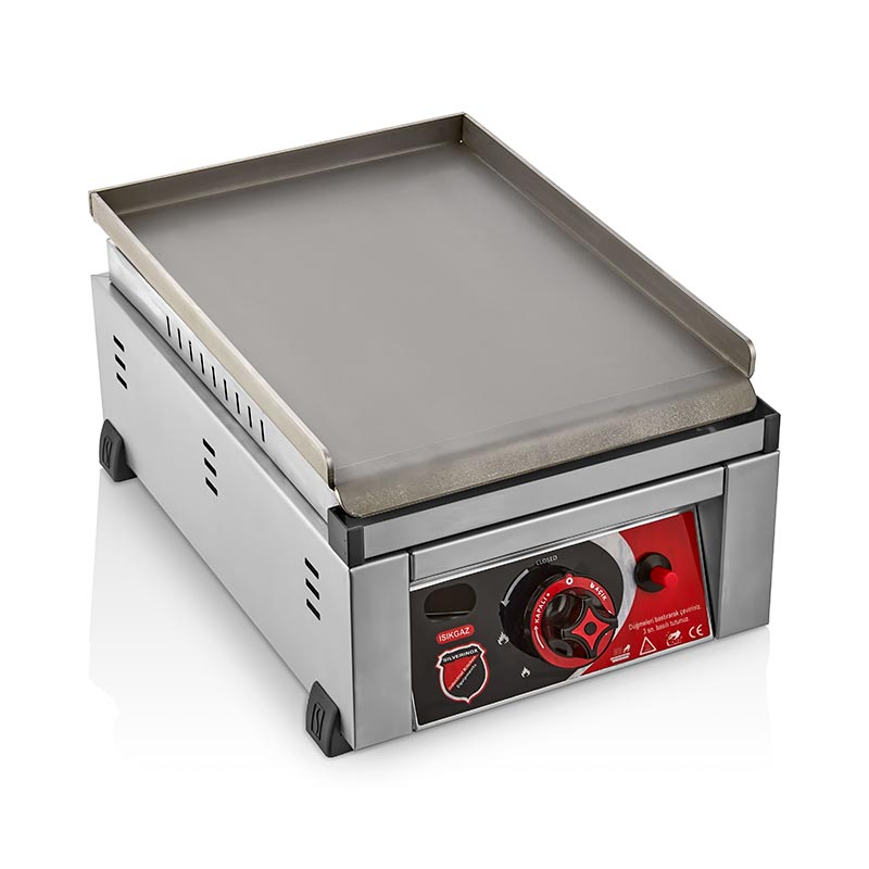 SilverInox 2604 Pleyt Izgara, 30 cm, Doğalgazlı — SilverInox