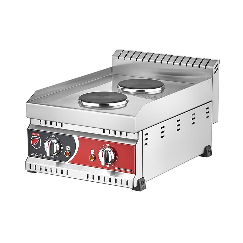 SilverInox EP-02 2 Gözlü Pleyt Isıtıcı, Elektrikli — SilverInox