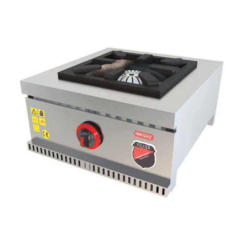 SilverInox MD-1D Set Üstü Midi Ocak, 50x60x25 cm, Doğalgazlı — SilverInox — Görsel 1