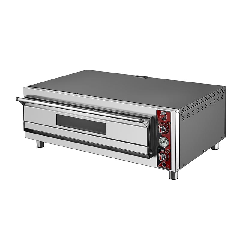 Silverinox 30 Cm X 4 Pizza Kapasiteli Tek Katli Pizza PF-62 Fırıni 4 Elektrikli