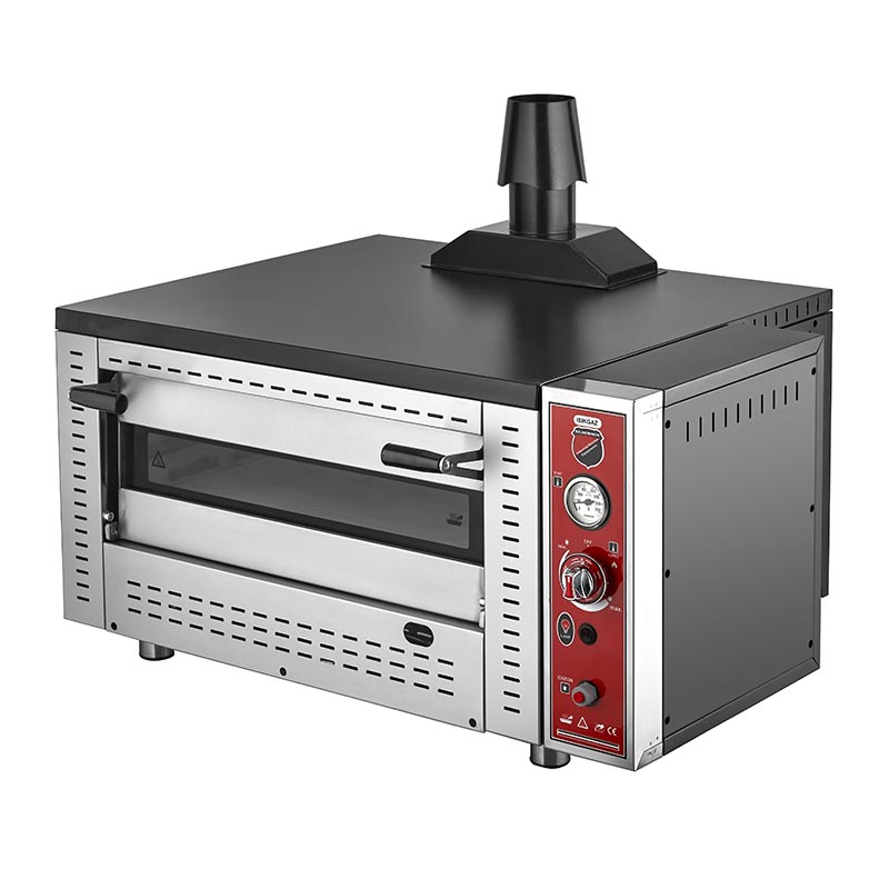 Silverinox Cm X 4 Pizza Kapasiteli Tek Katli Pizza Fırıni Lpg PF-62 Li G 30