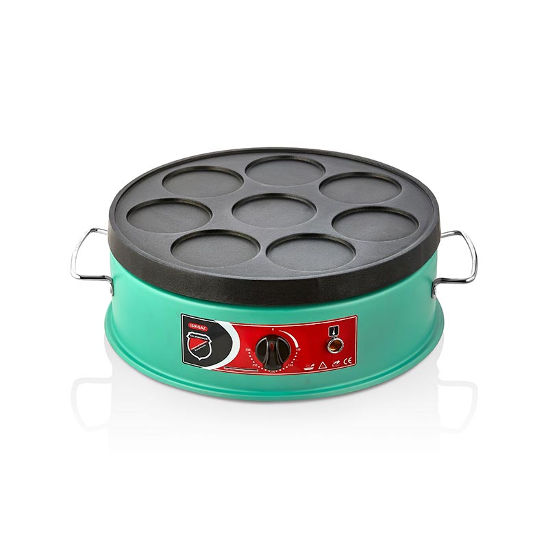 SilverInox PNK-02 Pankek Makinesi, 40 cm, Elektrikli, Yeşil — SilverInox — Görsel 1