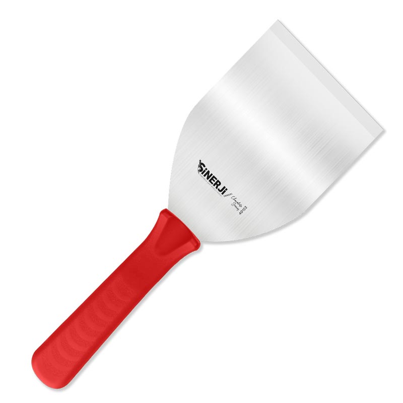 Sinerji Plastik Sapli Spatula 13 NO-3 Cm Kirmizi Chocolate