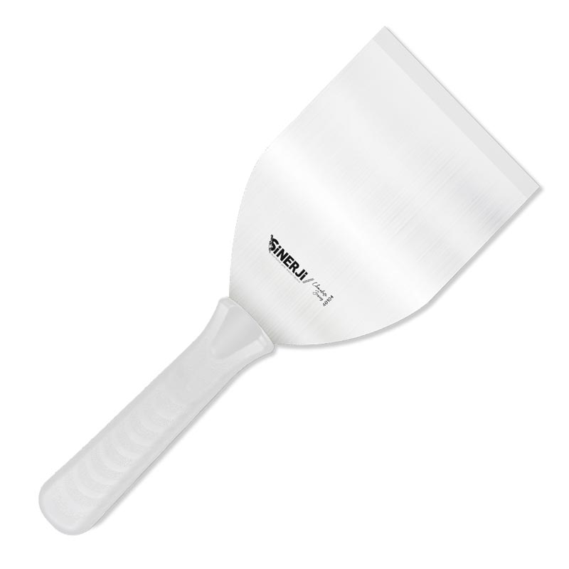 Sinerji Sapli Spatula Beyaz 14 NO-4 Cm Chocolate Plastik