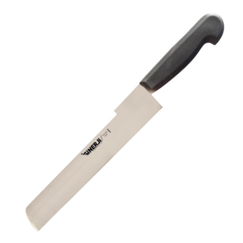 Sinerji Chocolate Plastik Saplı Çeneli Hamur Bıçağı, 25 cm, Siyah — Sinerji