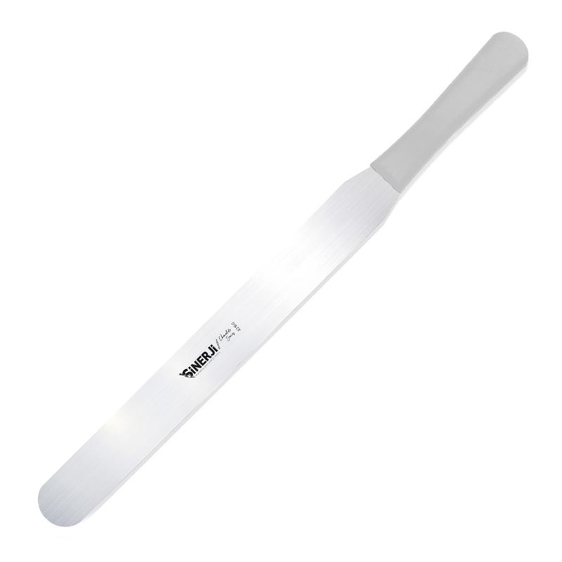 Sinerji Chocolate Plastik Saplı Pasta Bıçağı, 30 cm, Beyaz — Sinerji