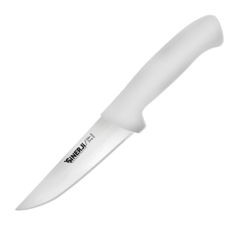 Sinerji Silver No 1 Plastik Saplı Kasap Bıçağı, 14 cm, Beyaz — Sinerji — Görsel 1