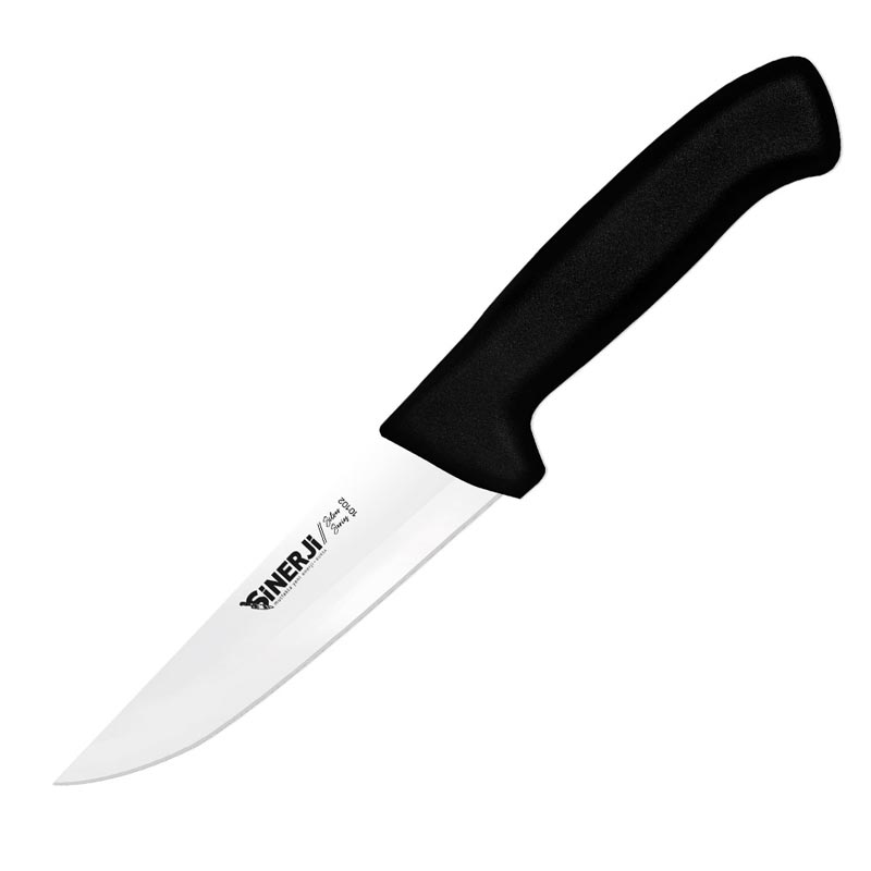 Sinerji Silver No 2 Plastik Saplı Kasap Bıçağı, 16 cm, Siyah — Sinerji