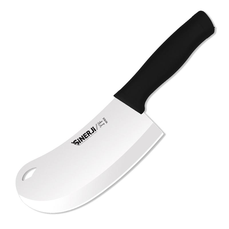 Sinerji Silver Plastik Saplı Büyük Soğan Bıçağı, 22 cm, Siyah — Sinerji — Görsel 1