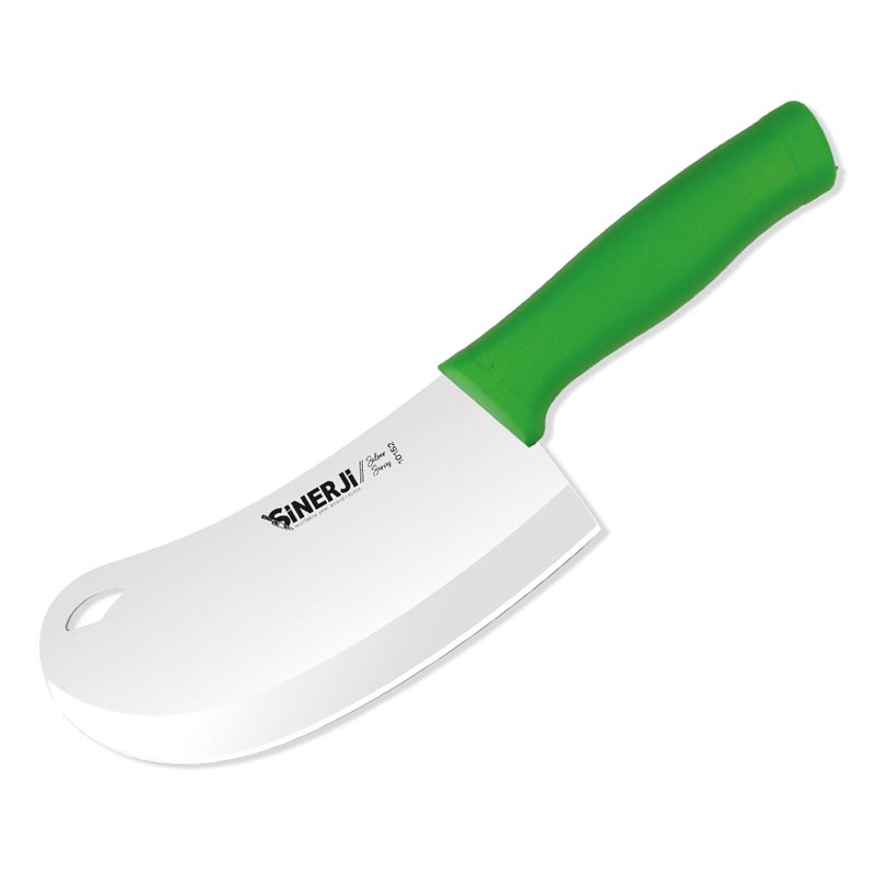 Sinerji Silver Plastik Saplı Soğan Bıçağı, 19 cm, Yeşil — Sinerji