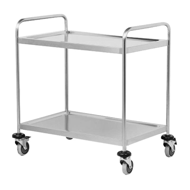 Smart Chef Celik 2 Katli Servis Arabasi 84 5x52 X1104 5x94 Cm Paslanmaz