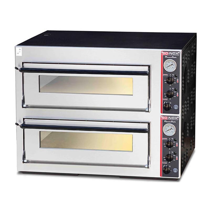 Soinox Cm X 4 4 Pizza Kapasiteli Cift Katli Pizza P44 Fırıni 30 Elektrikli