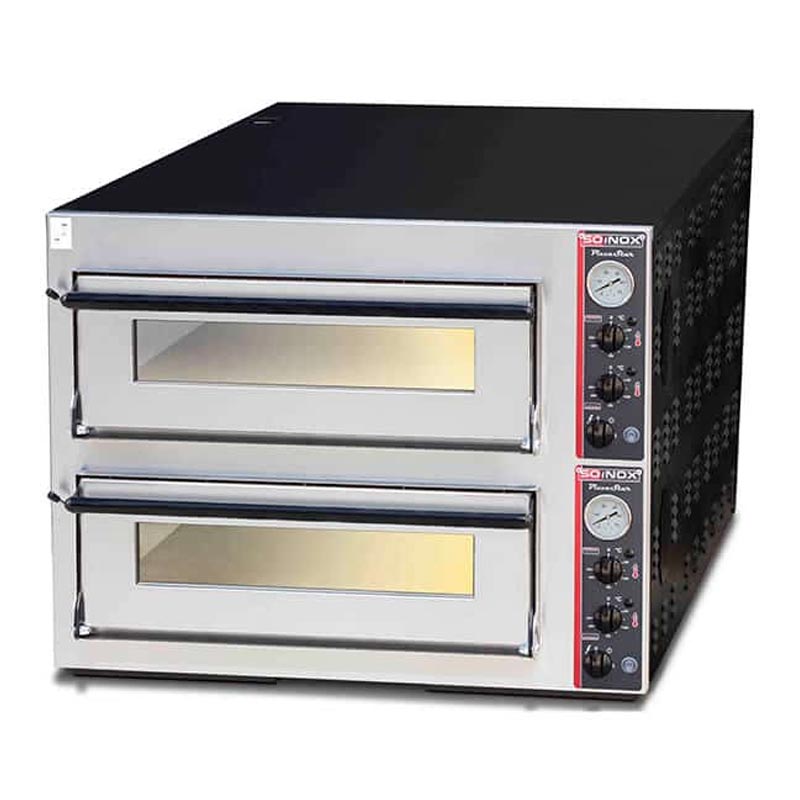 Soinox F 30 Elektrikli Cm X 6 6 Pizza Kapasiteli Cift Katli P66 Tas Pizza Fırıni