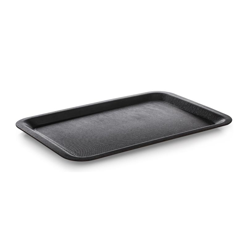 Tria TF3753SCM Mat Yüzey Kraft Dikdörtgen Tepsi, 37x53 cm, Karbon Siyah — Tria