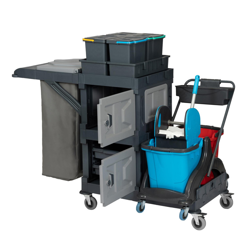 Uctem Alfacart Temizlik AC-2129 Arabasi 152x78x123 Cm