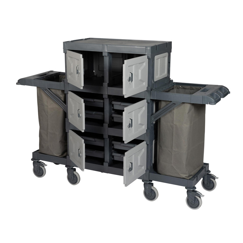 Uctem Alfacart 3 Katli Kat Arabasi 2 Cop AC-2427 Bolmeli 208x57x145 Cm