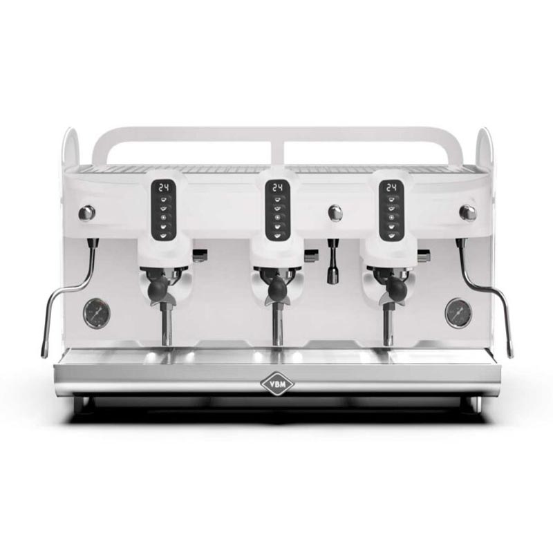 Vbm Espresso Kahve Makinesi Gruplu 3 Black Moon Beyaz