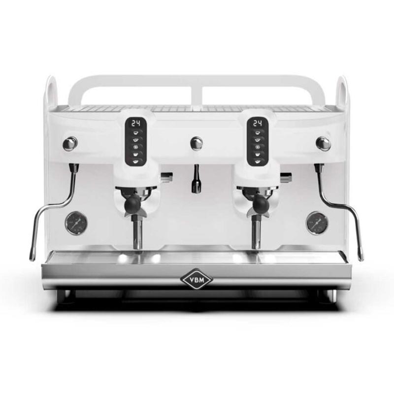 Vbm Moon Espresso Kahve Makinesi 2 Gruplu Black Beyaz