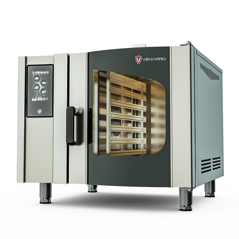 Venarro Balder Def Konveksiyonlu Fırın GN-1 1 6 Tepsi K6d Kapasiteli Dijital Elektrikli