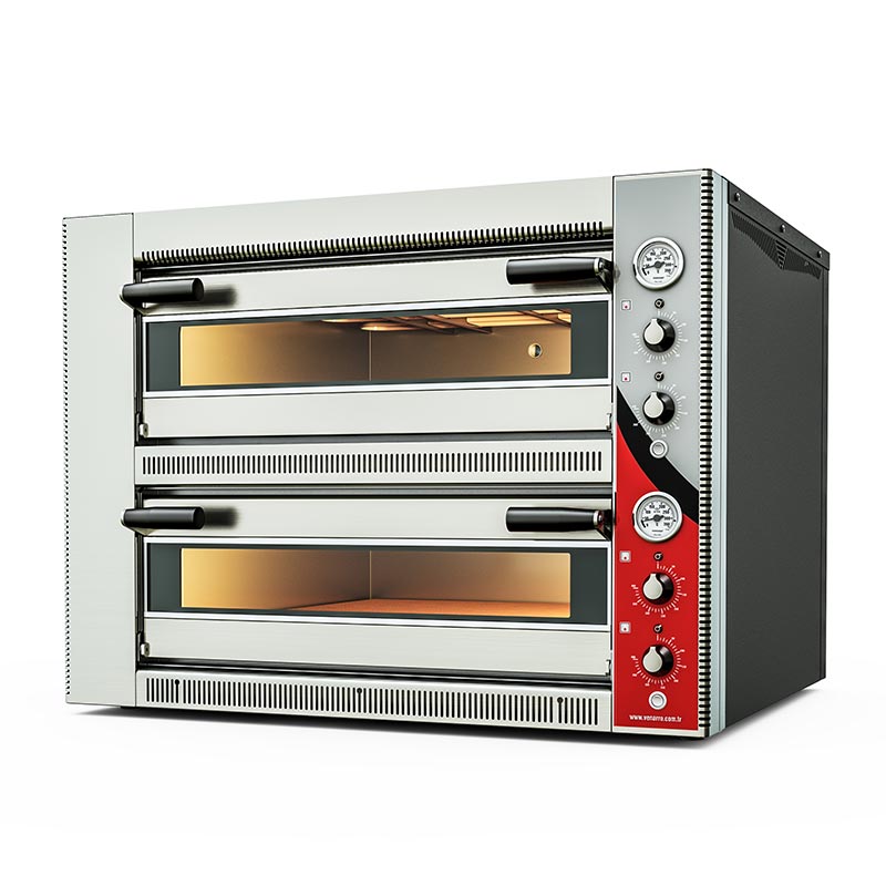 Venarro X 9 9 Pizza Kapasiteli Cift Katli Pizza Fırıni DYP-30 Frigga Cm Elektrikli