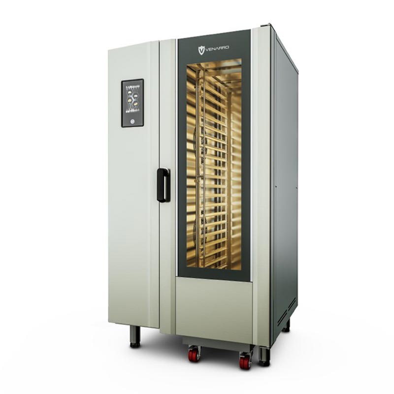 Venarro Dik Tip Dokunmatik Ekranli Konveksiyonlu Fırın Tepsi 20 Kapasiteli Roccia Elektrikli