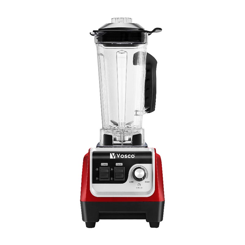 Vosco HS-206 Manuel Buz Kırıcı Bar Blender, 2 L, 2000 W, Kırmızı — Vosco