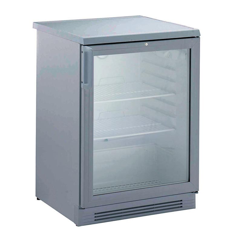 Zanussi Tek Cam Kapili Buzdolabi 160 L Boyali 110569 Tezgah Alti Gri