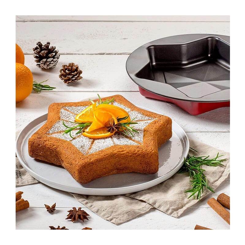 Zenker 6005 Sparkling Christmas Yıldız Desenli Kek Kalıbı, 26 cm — Zenker — Görsel 3