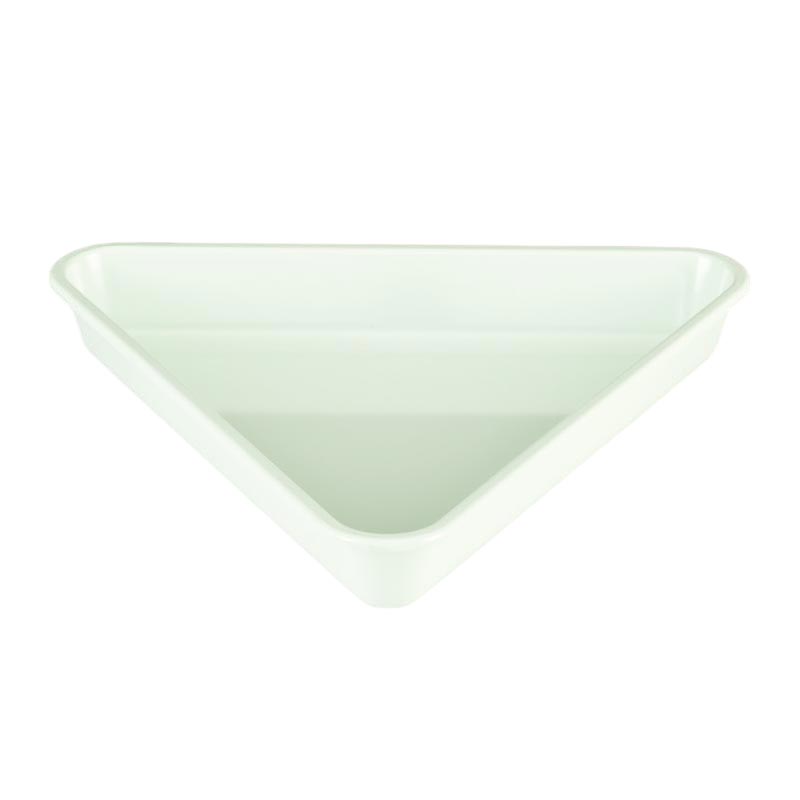 Zicco 1107 Ucgen Model Melamin Teshir Tabagi K 40x6 Cm Beyaz