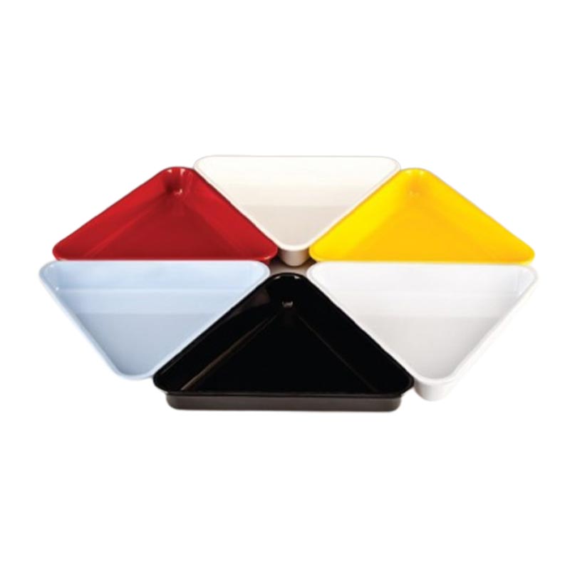 Zicco Ucgen Model Melamin Teshir Tabagi 40x6 K Cm Kirmizi 1107