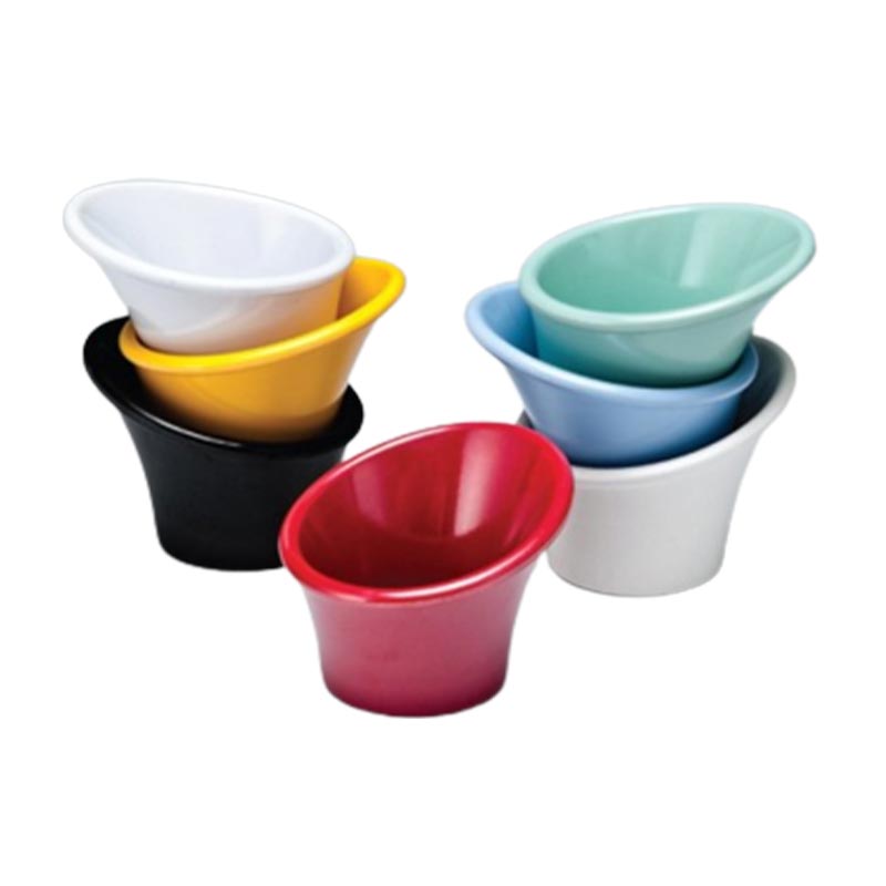 Zicco K-1963 Melamin Mini Teşhir Kasesi, 7.5x4-6 cm, Siyah — Zicco — Görsel 1