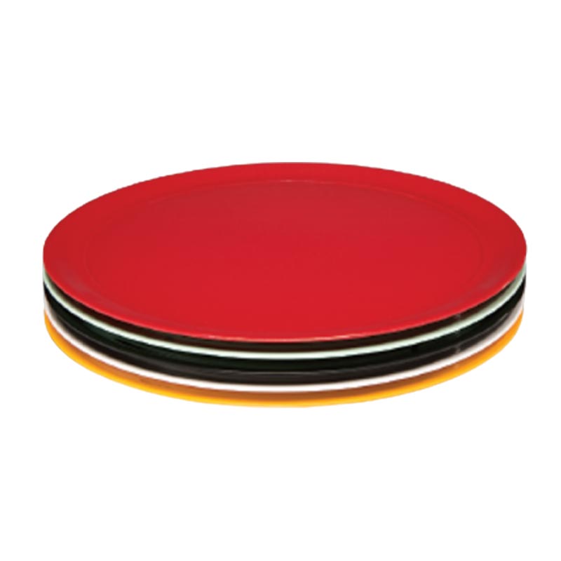 Zicco 2004 Yuvarlak Melamin Teshir Tabagi 45 K 5x3 Cm Kirmizi