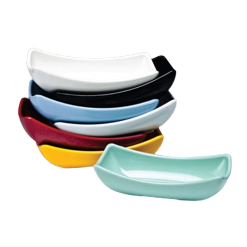 Zicco K-2026 Melamin Mini Teşhir Kasesi, 6.5x14x4 cm, Mavi — Zicco