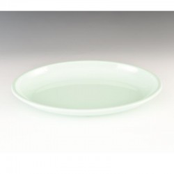 Zicco 2036 Oval Beyaz Melamin Teshir Tabagi K 48x34x5 5 Cm