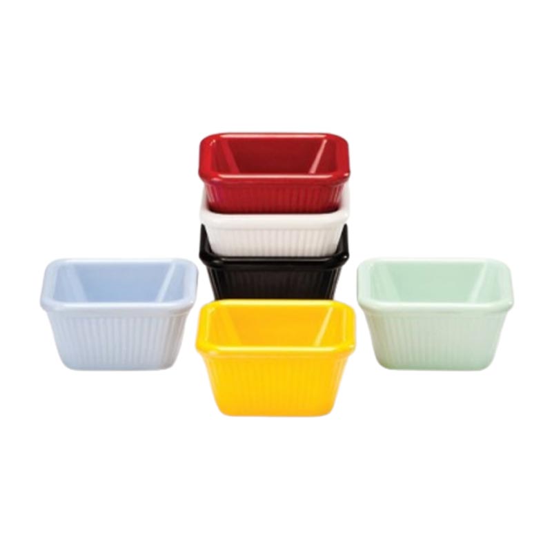 Zicco K-5006 Köşeli Mini Sosluk Reçellik, 7x3 cm, Kırmızı — Zicco — Görsel 1