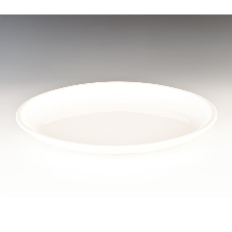 Zicco Oval Melamin Teshir Tabagi 55x39x6 K Cm 883 Beyaz