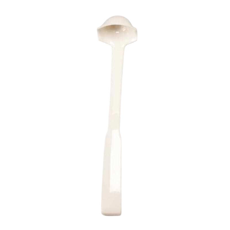 Zicco PDF-340 Polikarbon Çift Taraflı Sos Kepçe, 27 cm, Beyaz — Zicco