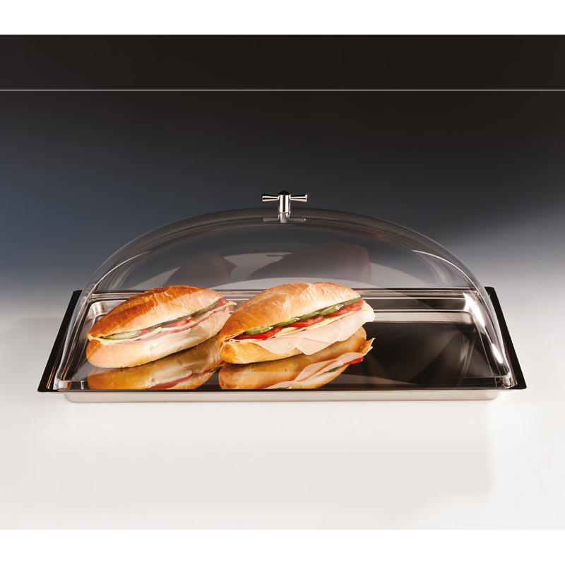 Zicco Akrilik Kapakli Celik Tepsili Muhafaza ZCP-024 Kabi 56x36 Cm