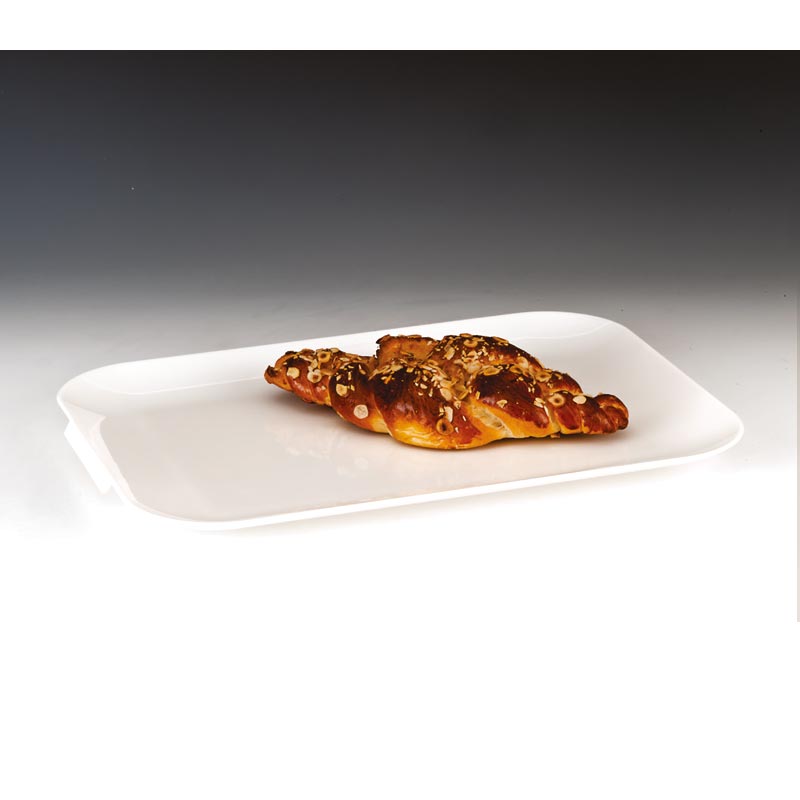 Zicco Polikarbon Koseli Teshir Tepsi ZCP-170 33x46 Cm Beyaz