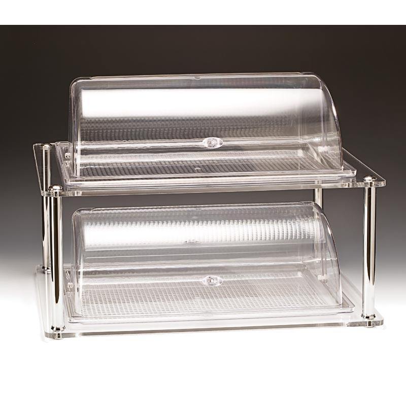 Zicco Rolltop Kapakli Polikarbon Teshir Standi GN-1 1 44x64 ZCP-220 Cm Akrilik Standli