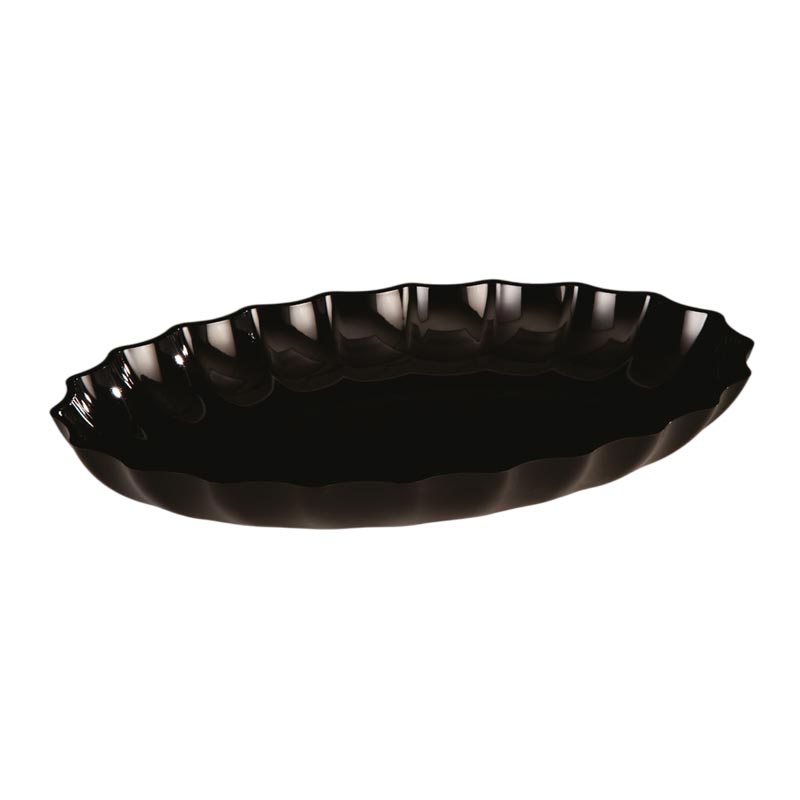 Zicco Oval Teshir Siyah Tabagi 41 5x29 5x 5 ZCP-296 5 Cm Polikarbon