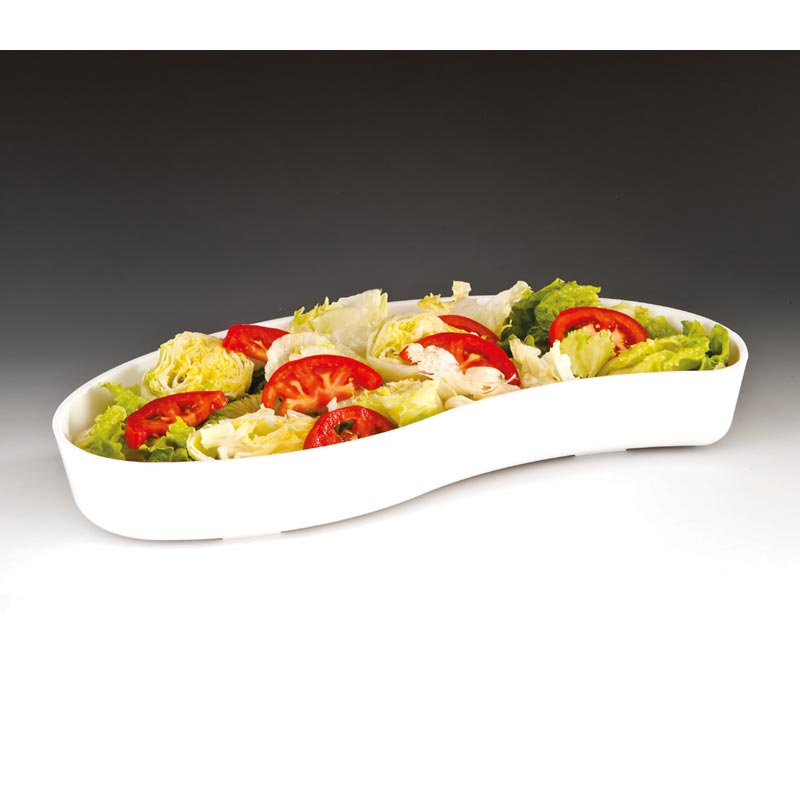 Zicco Teshir Tabagi 45x21x6 5 Cm ZCP-299 Polikarbon Damla Beyaz