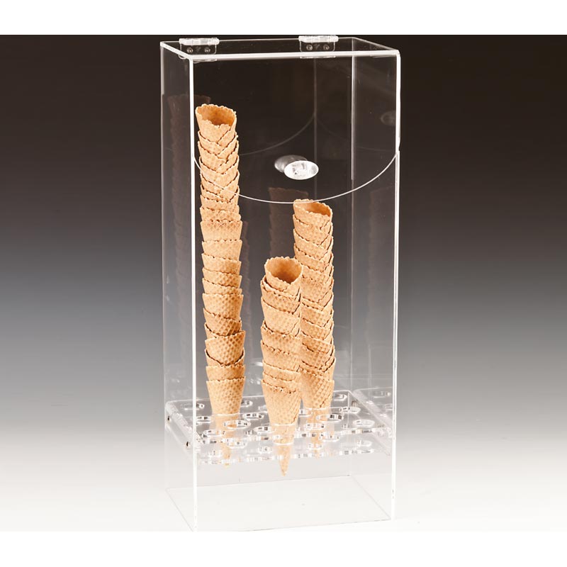 Zicco ZCP-316 Kapaklı Akrilik Dondurma Külahlık, 24.5x18 cm — Zicco — Görsel 1