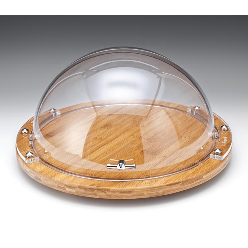 Zicco Altli Rolltop Kapakli Polikarbon Fanus ZCP-530 46 Cm Ahsap