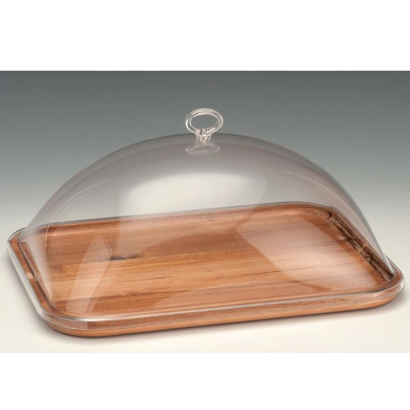 Zicco Akrilik Kapakli Ahsap Altli ZCP-749 Fanus 30x39 Cm