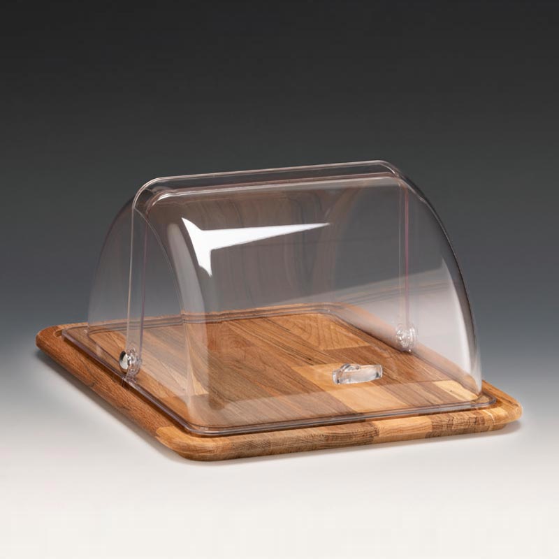 Zicco Kapakli Ahsap Altlikli Muhafaza Kabi GN-1 2 31x37x19 ZCP-785 Cm Polikarbon Rolltop