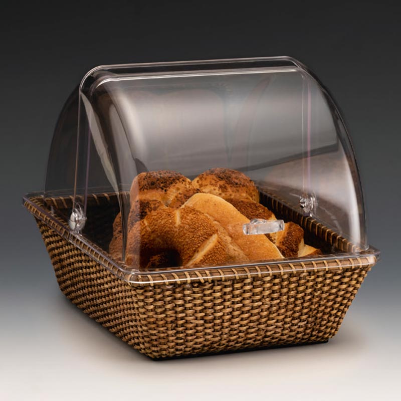 Zicco Polikarbonat Kapakli Fanus 32 5x26 ZCP-798 Cm Rattan Sepetli