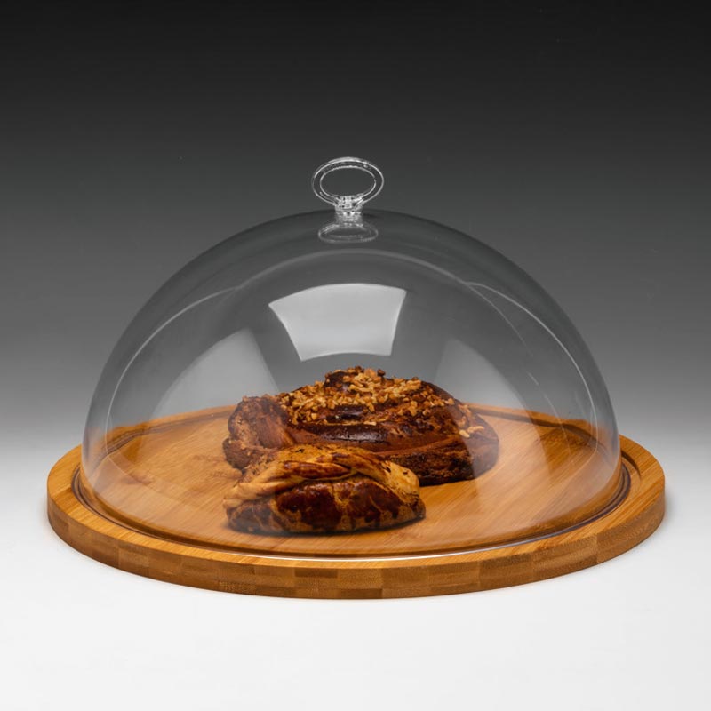 Zicco Altli Kapakli Fanus 36x19 ZCP-817 Cm Polikarbonat Bambu