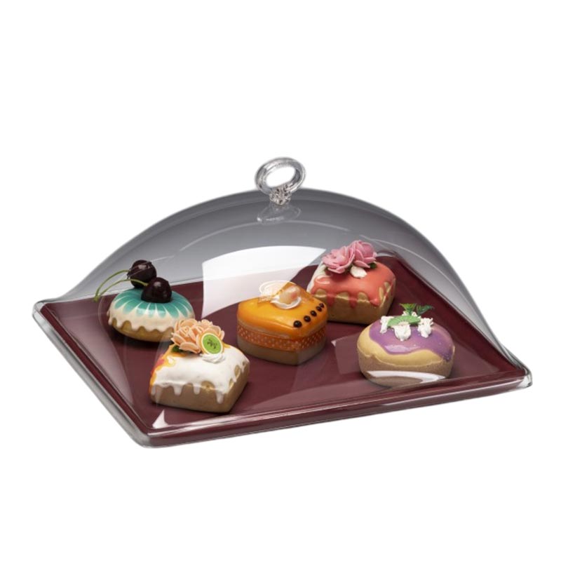 Zicco Melamin Altli Muhafaza Kabi 27x33 Cm ZCP-864 Kirmizi Akrilik Kapakli